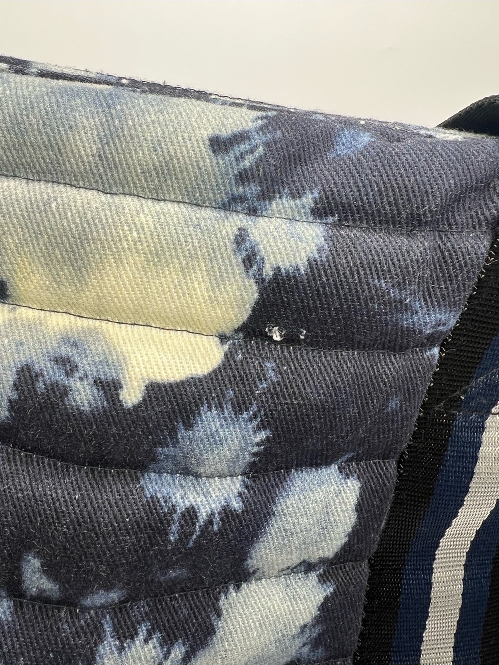 THINK ROYLN Wingman Denim Tie Dye Tote Weekender Duffel Carryon Overnight Bag - Picture 8 of 17